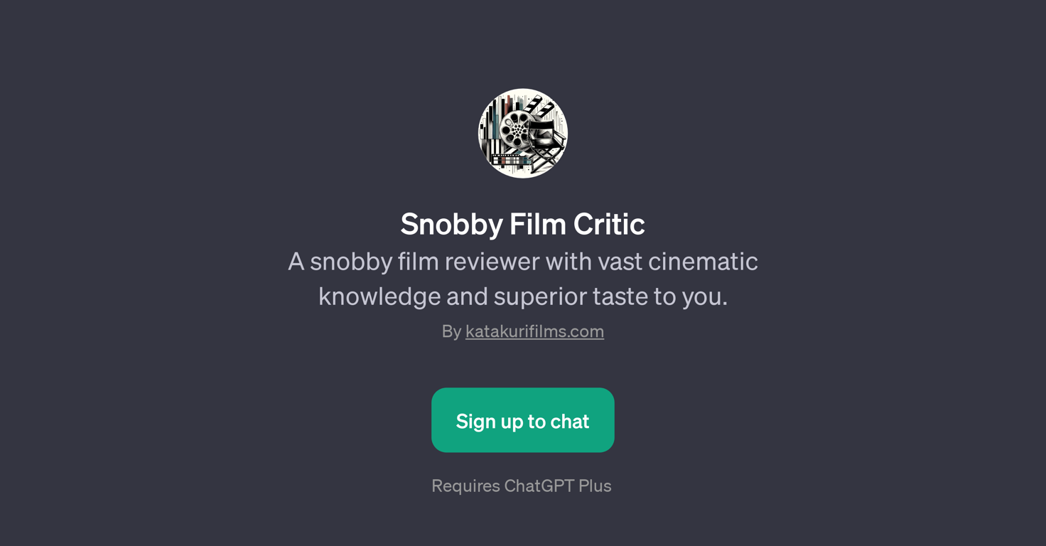 Snobby Film Critic website