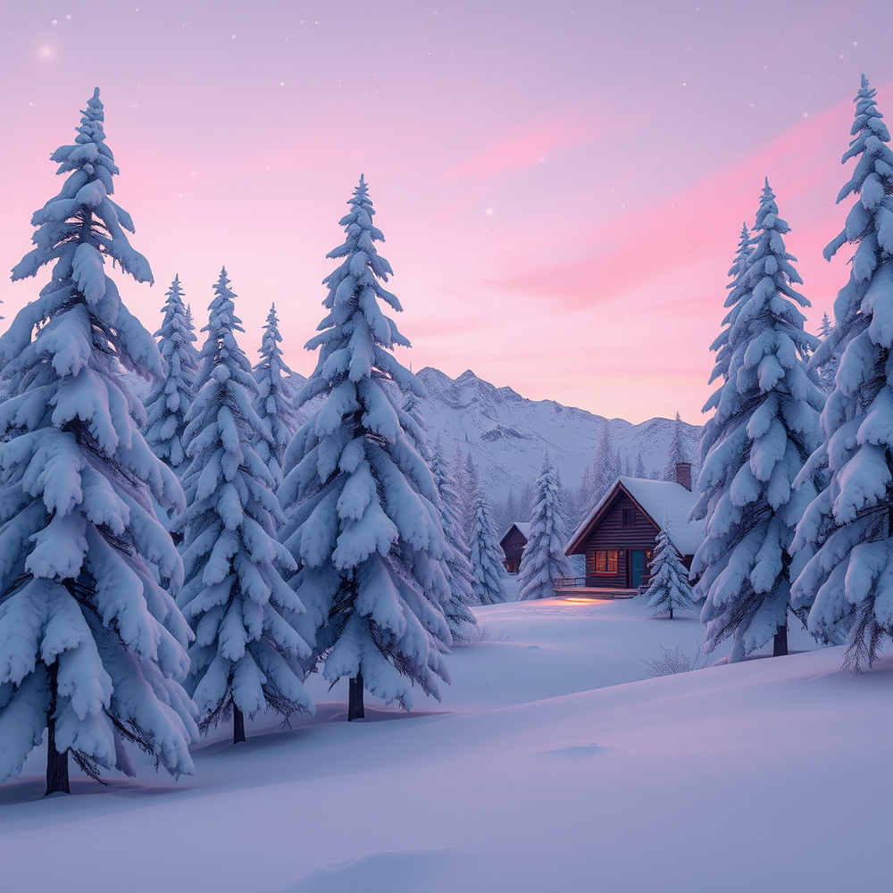 Snow background 3-d website