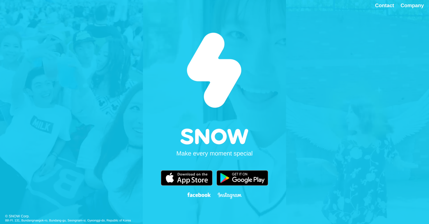 Snow.me website
