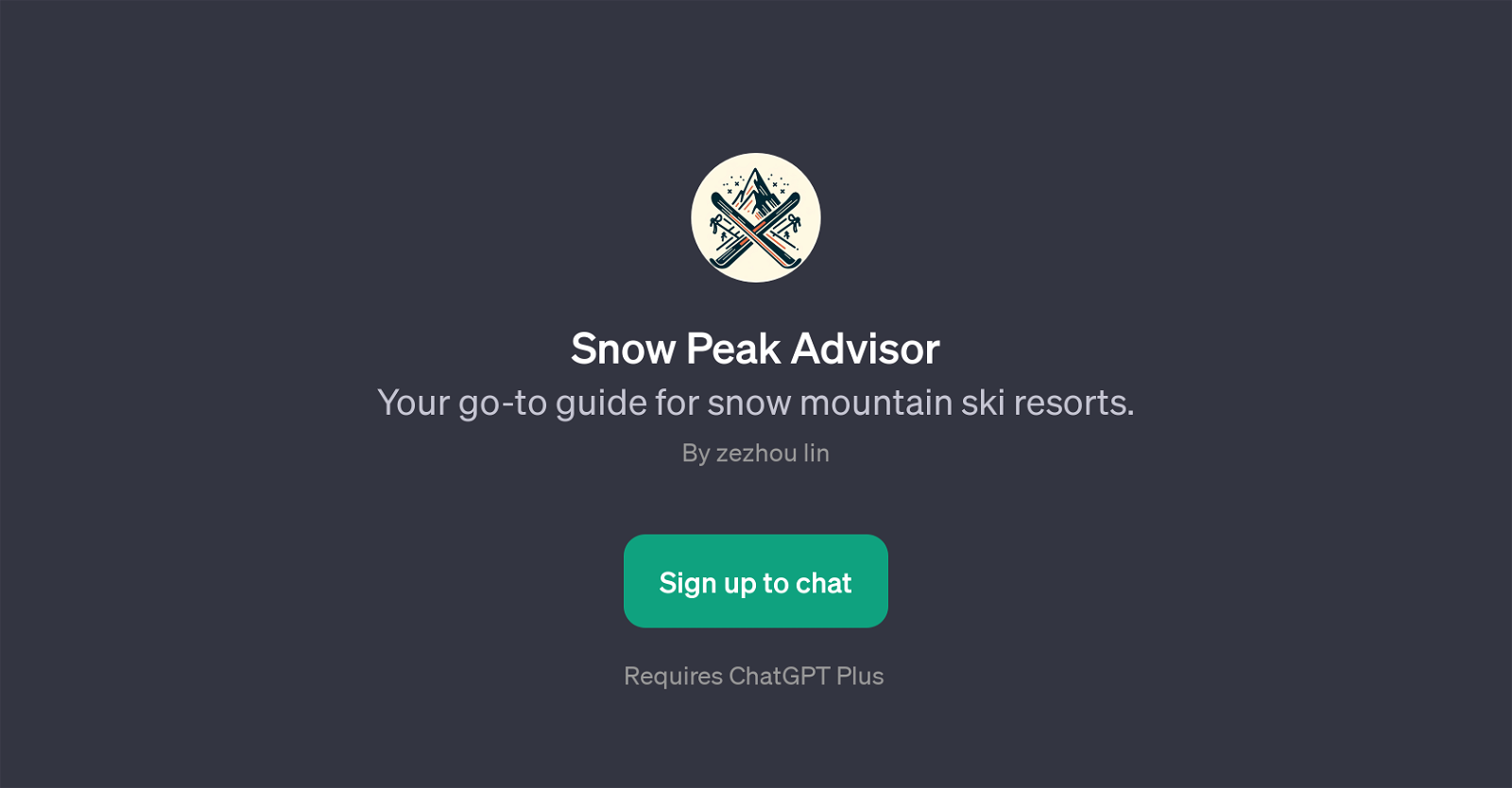 Snow Peak Advisor website