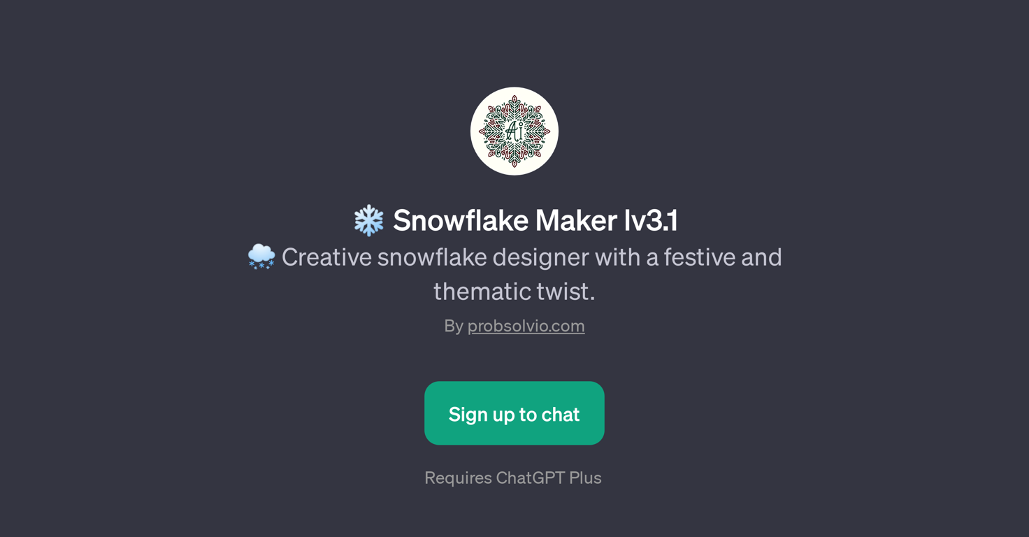 Snowflake Maker lv3.1 website