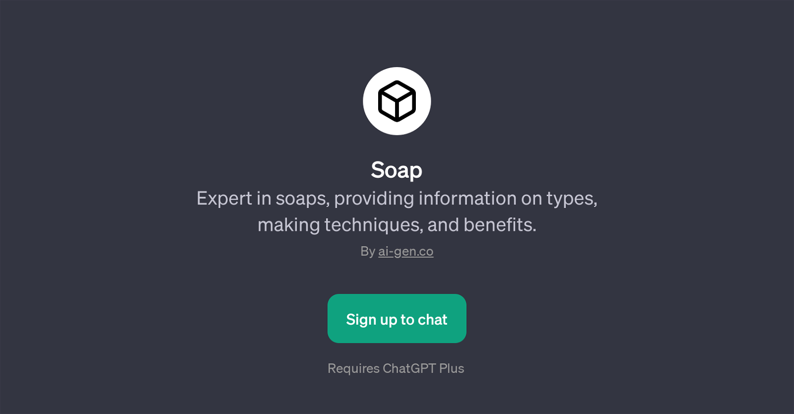 SoapPage website