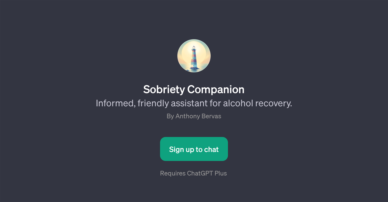 Sobriety Companion website