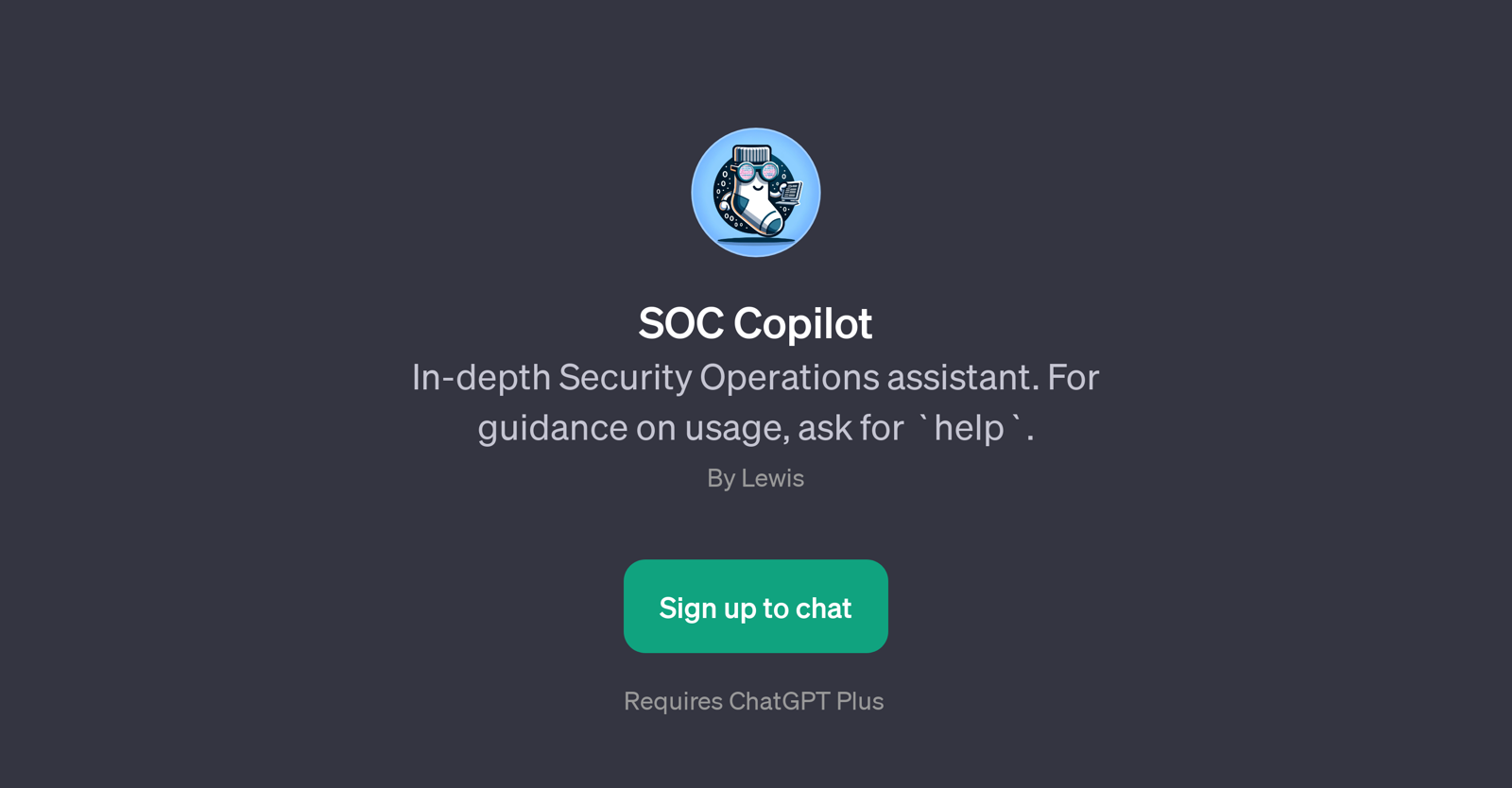SOC Copilot website