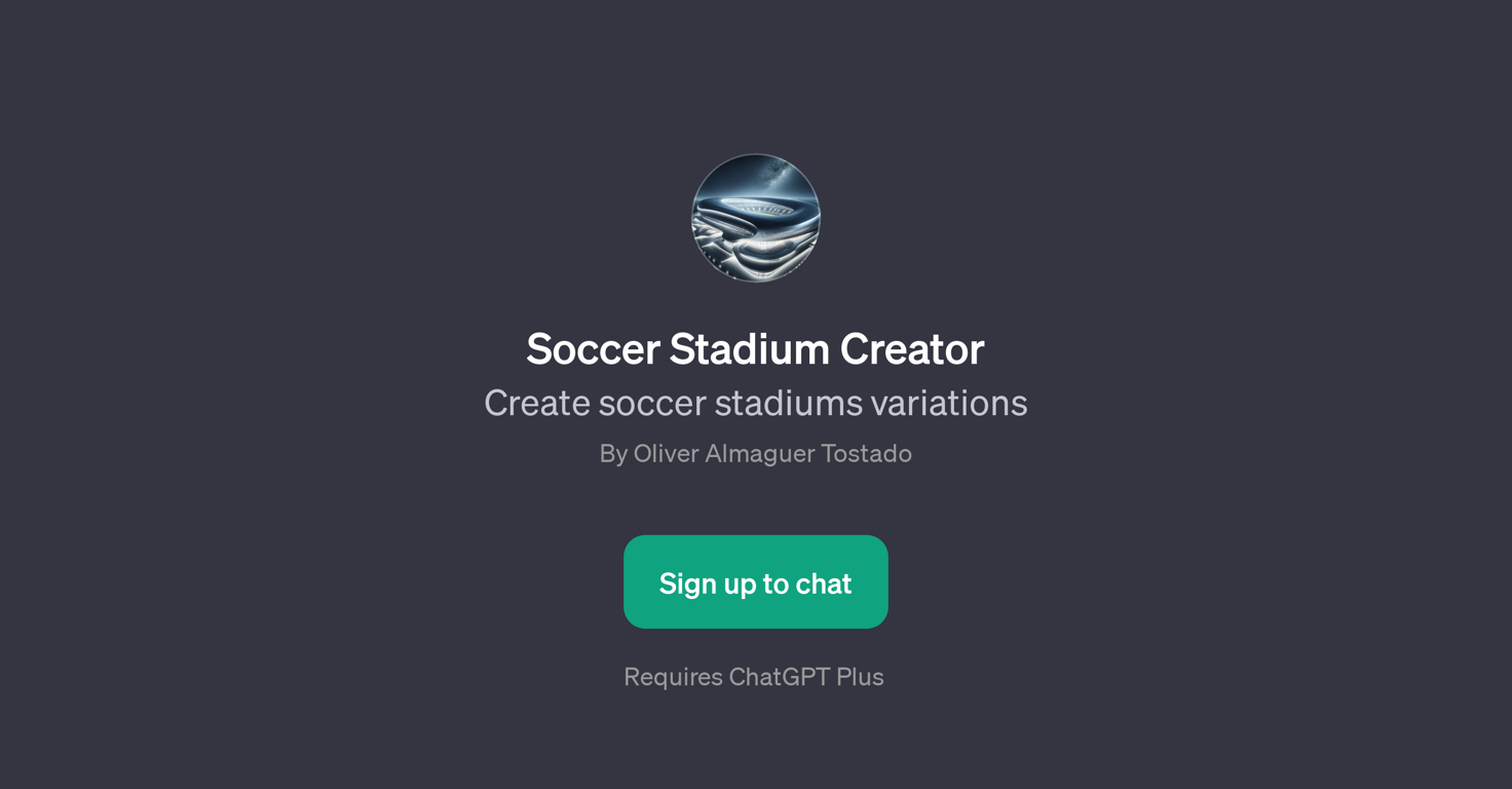 Soccer Stadium Creator website