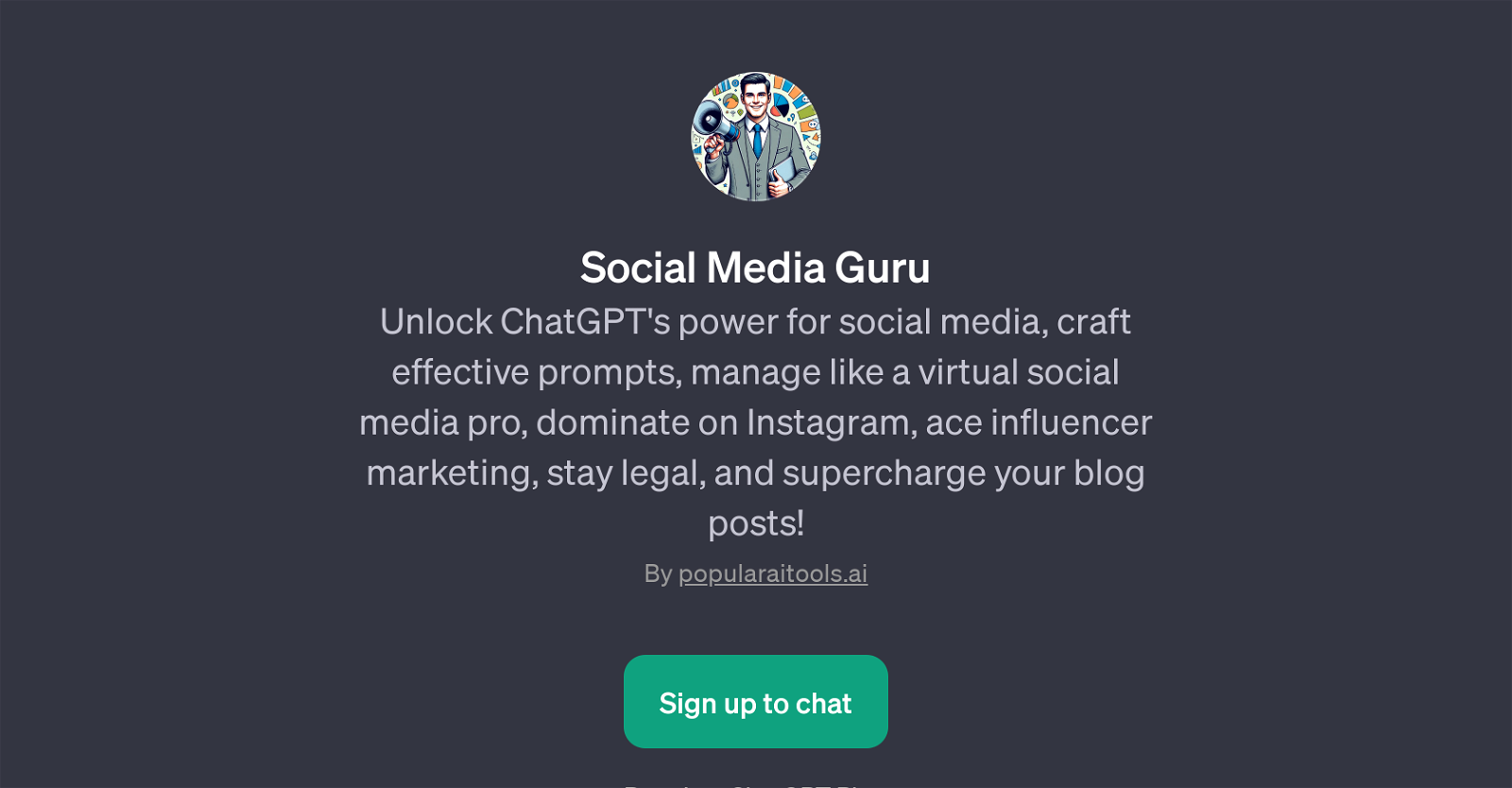 Social Media Guru website