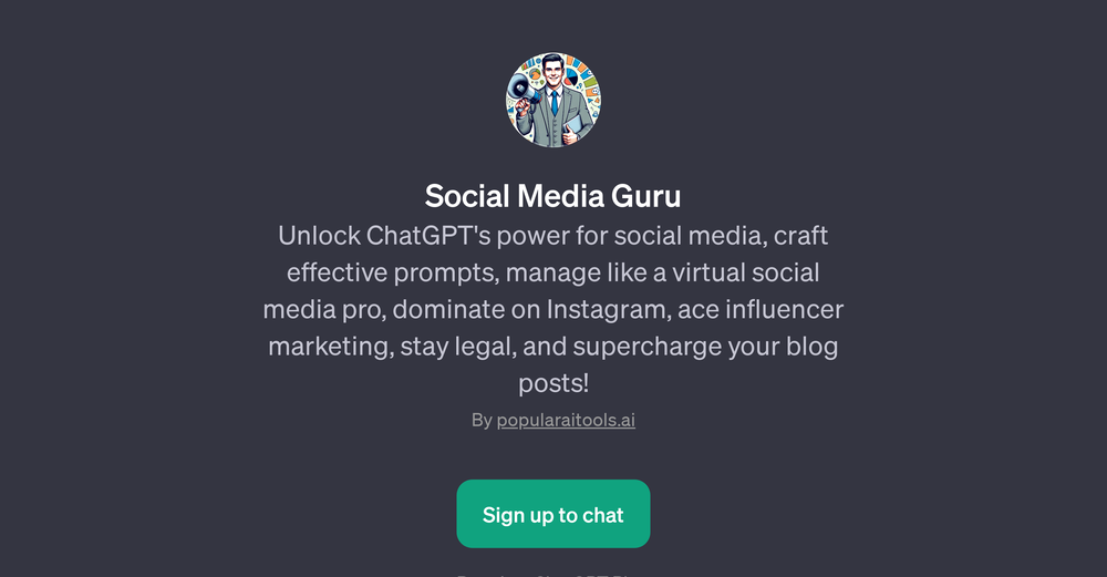 Social Media Guru website