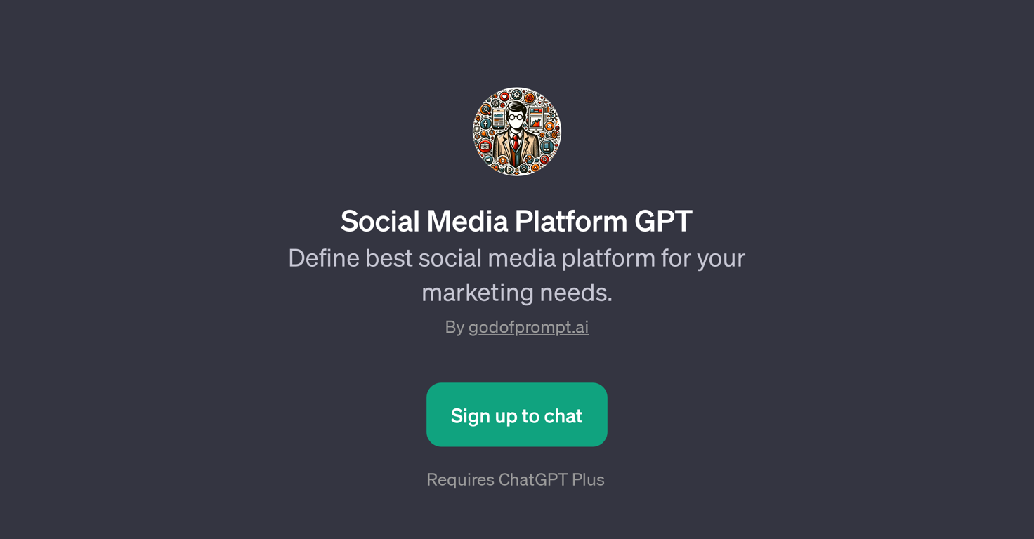 Social Media Platform GPT website