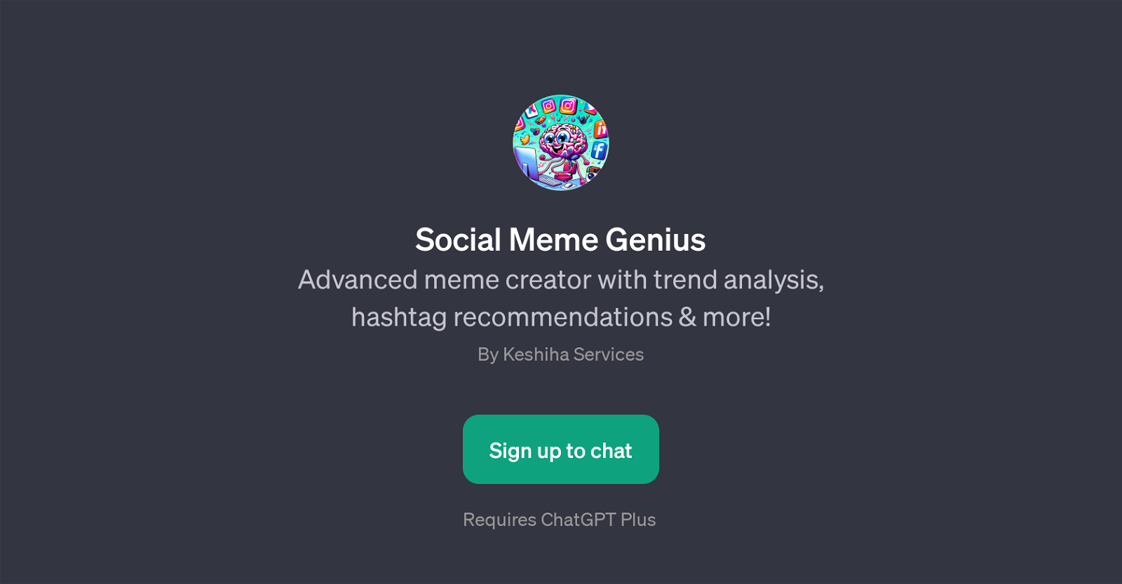 Social Meme Genius website