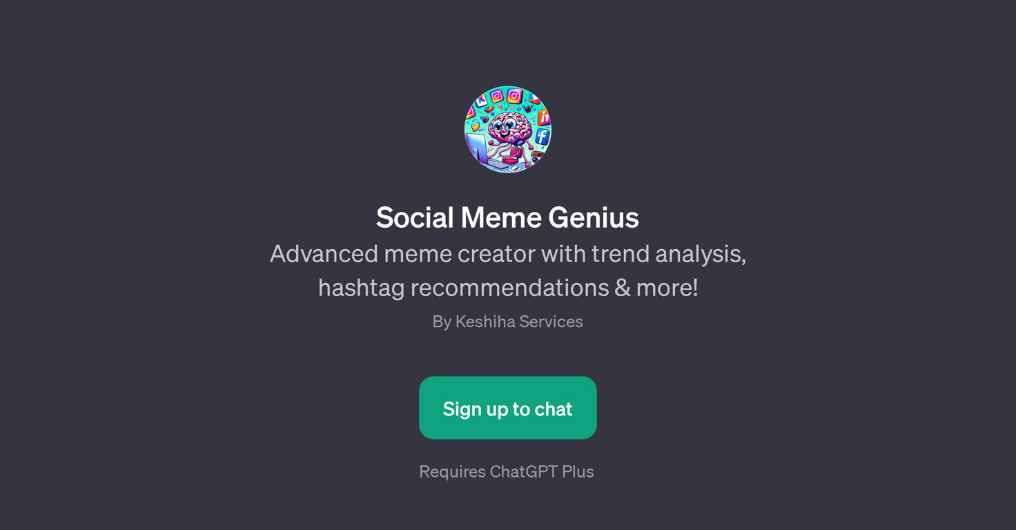 Social Meme Genius website