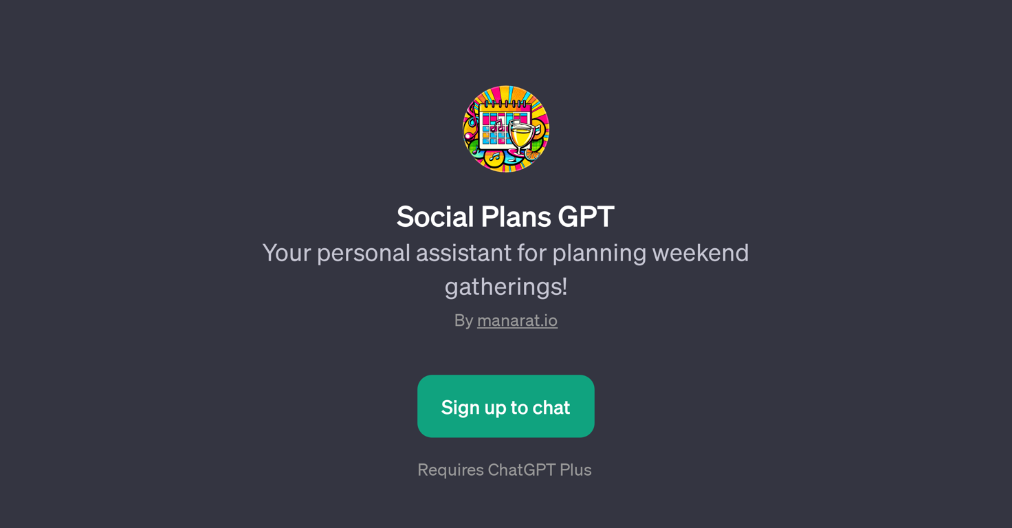 Social Plans GPT website