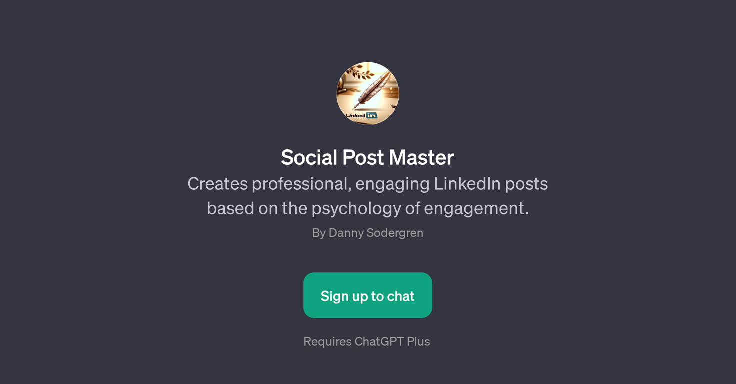 Social Post Master website