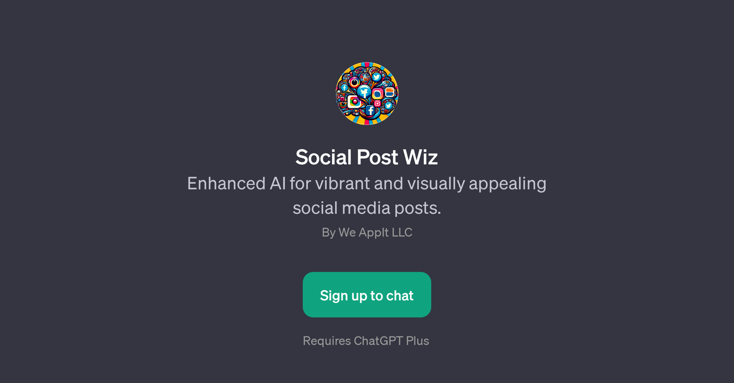 Social Post Wiz website