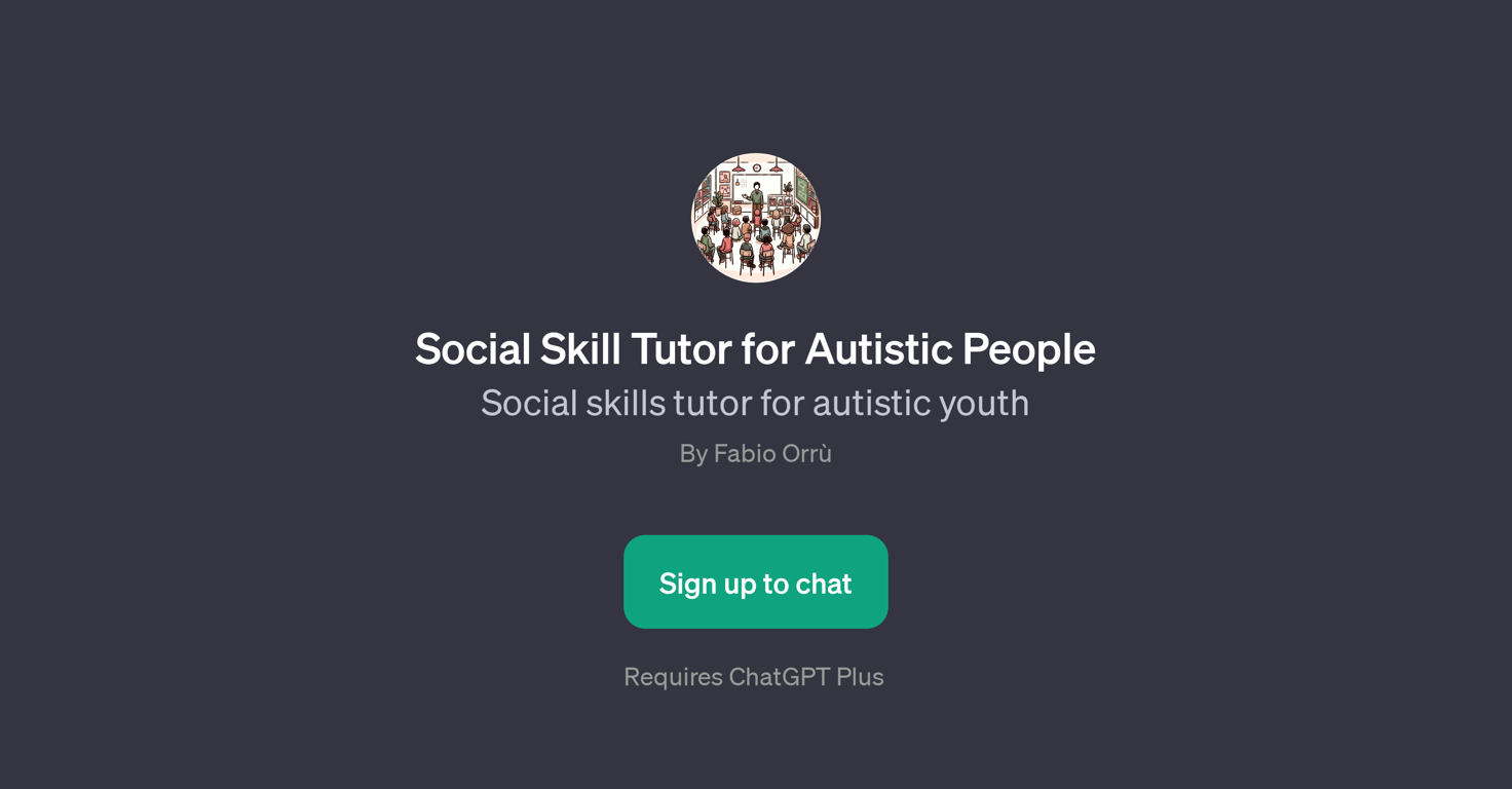 Social Skill Tutor for Autistic People website