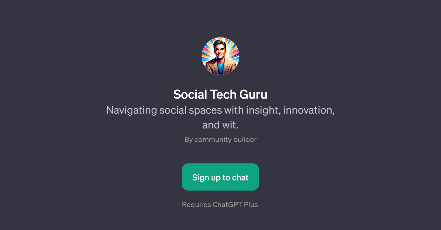 Social Tech Guru website