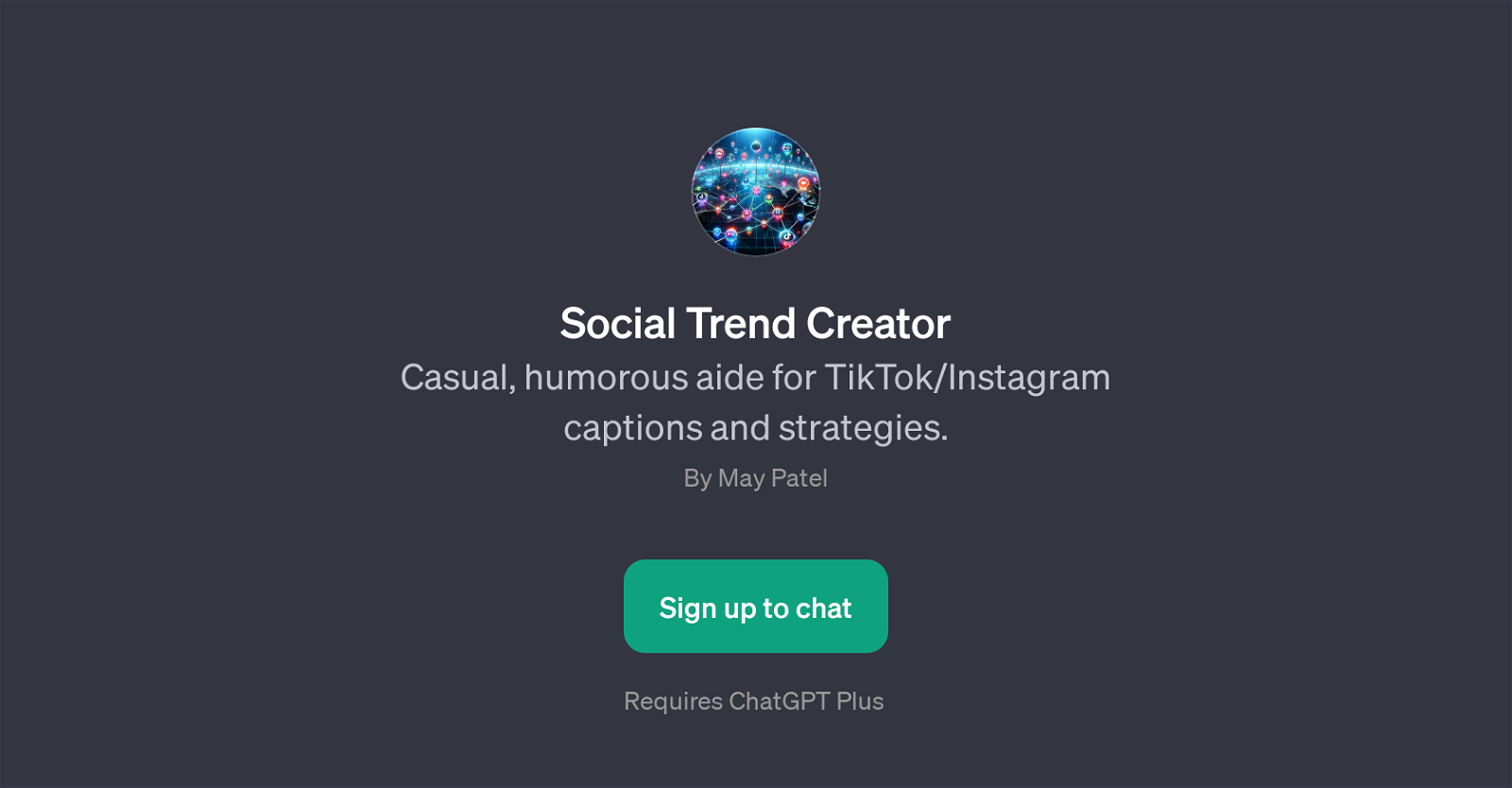 Social Trend Creator website
