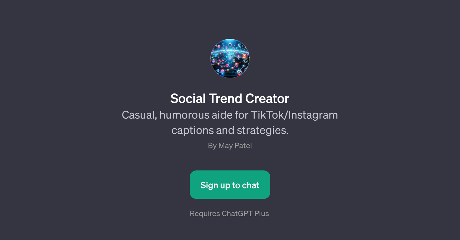 Social Trend Creator website