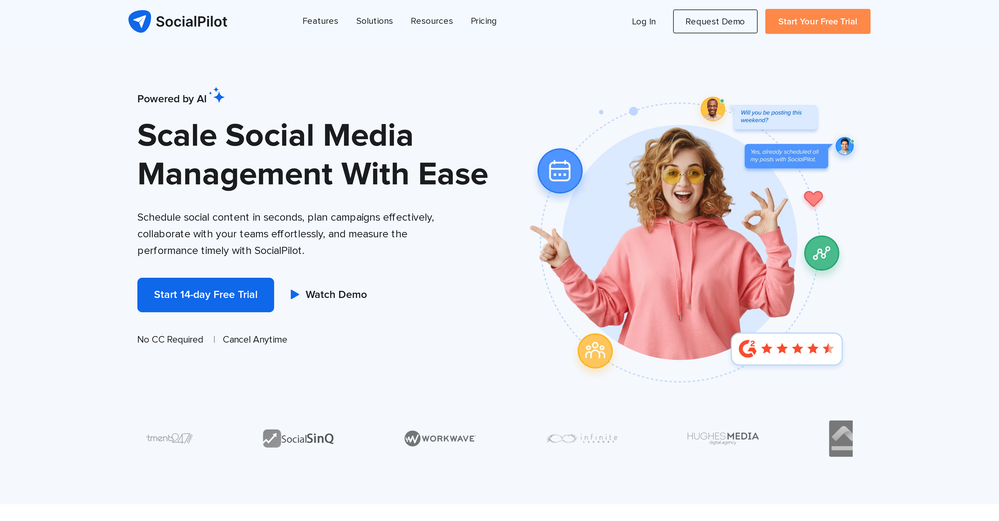 SocialPilot website