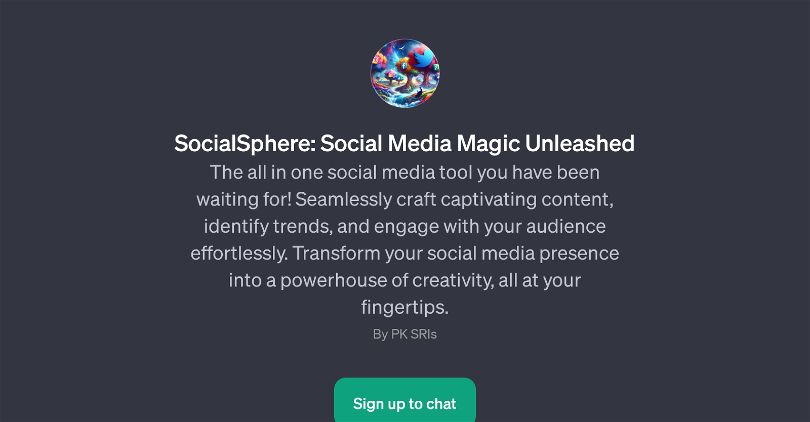 SocialSphere website
