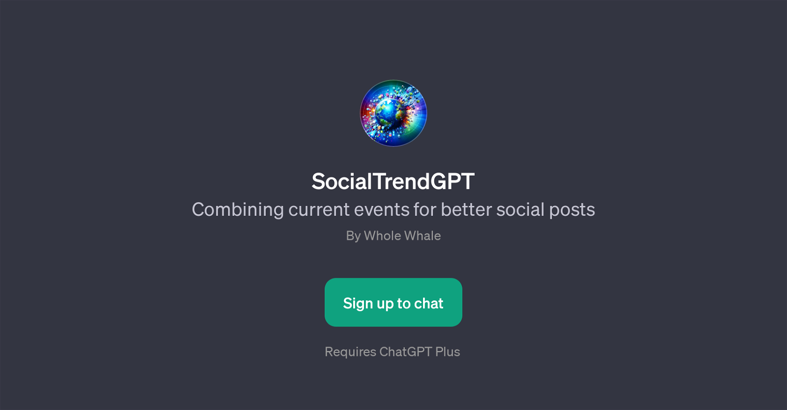 SocialTrendGPT website