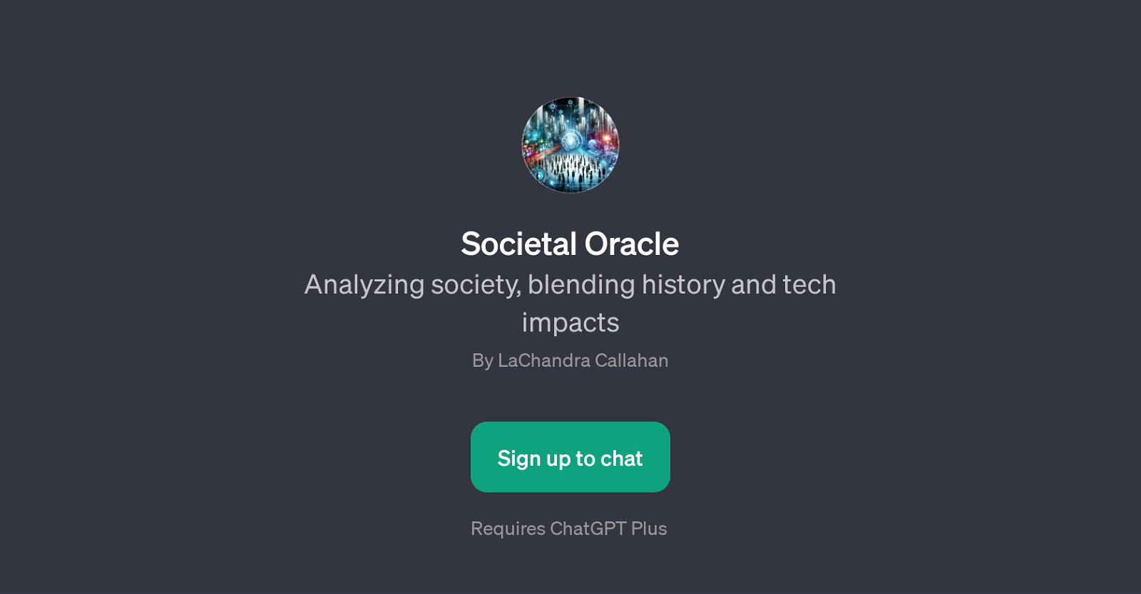 Societal Oracle website
