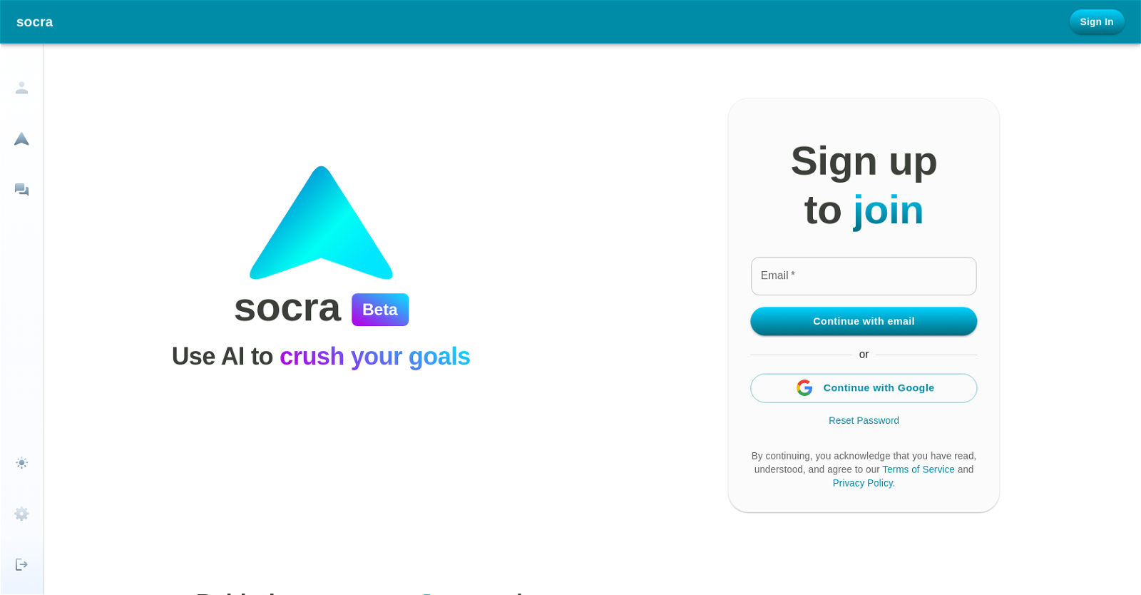 Socra website