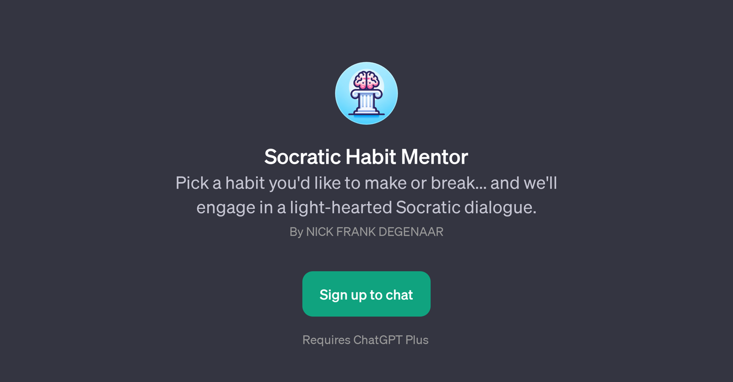 Socratic Habit Mentor website