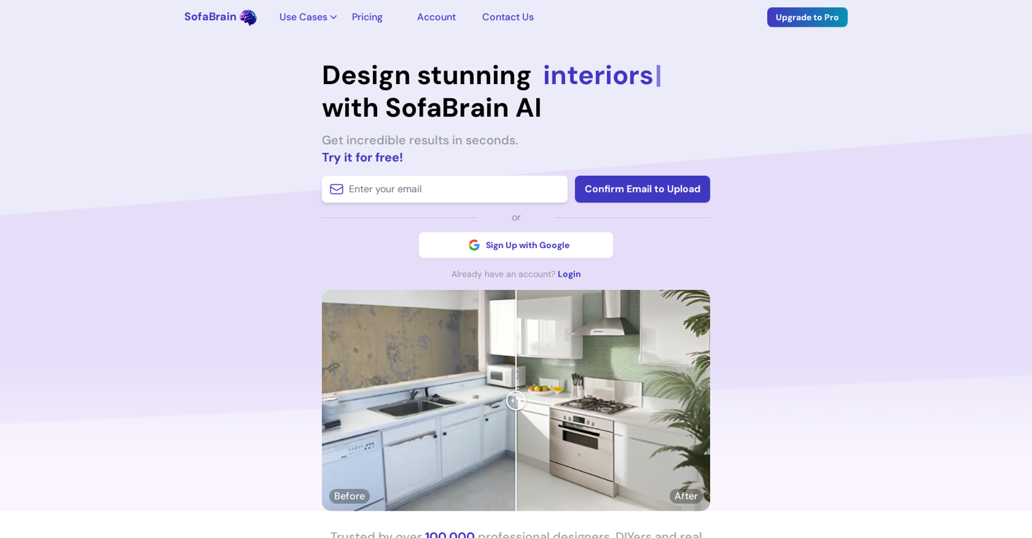 SofaBrain website