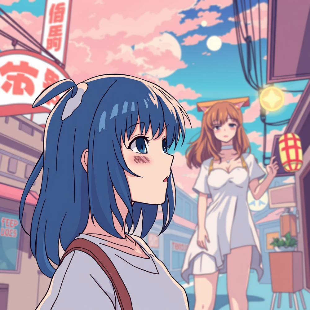 anime old vintage 90s style website