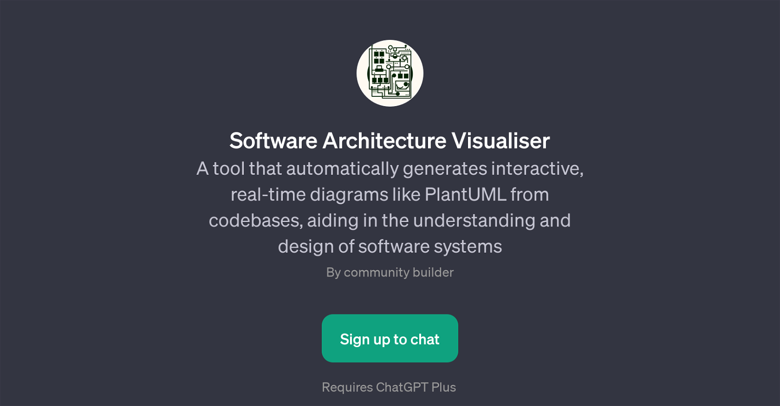 Software Architecture Visualiser website