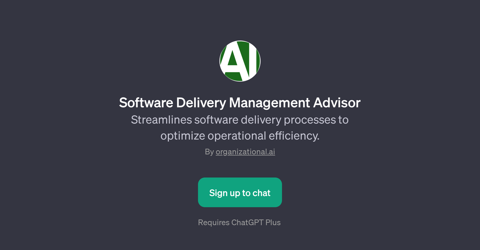 Software Delivery Management Advisor website