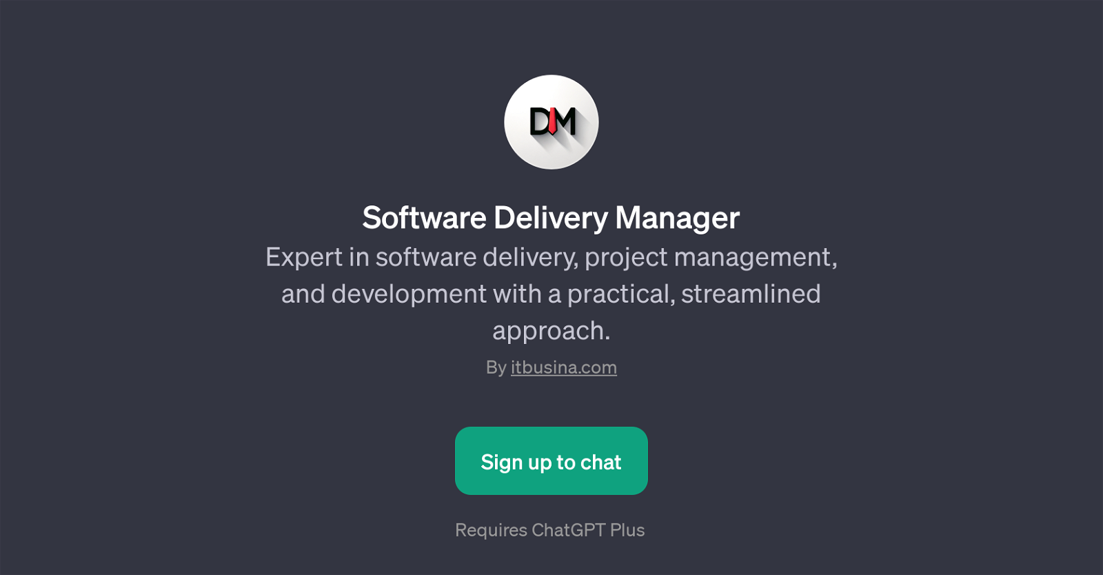Software Delivery Manager website