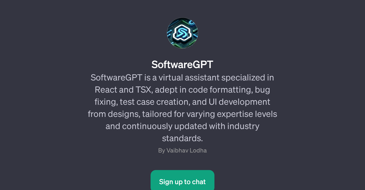 SoftwareGPT website