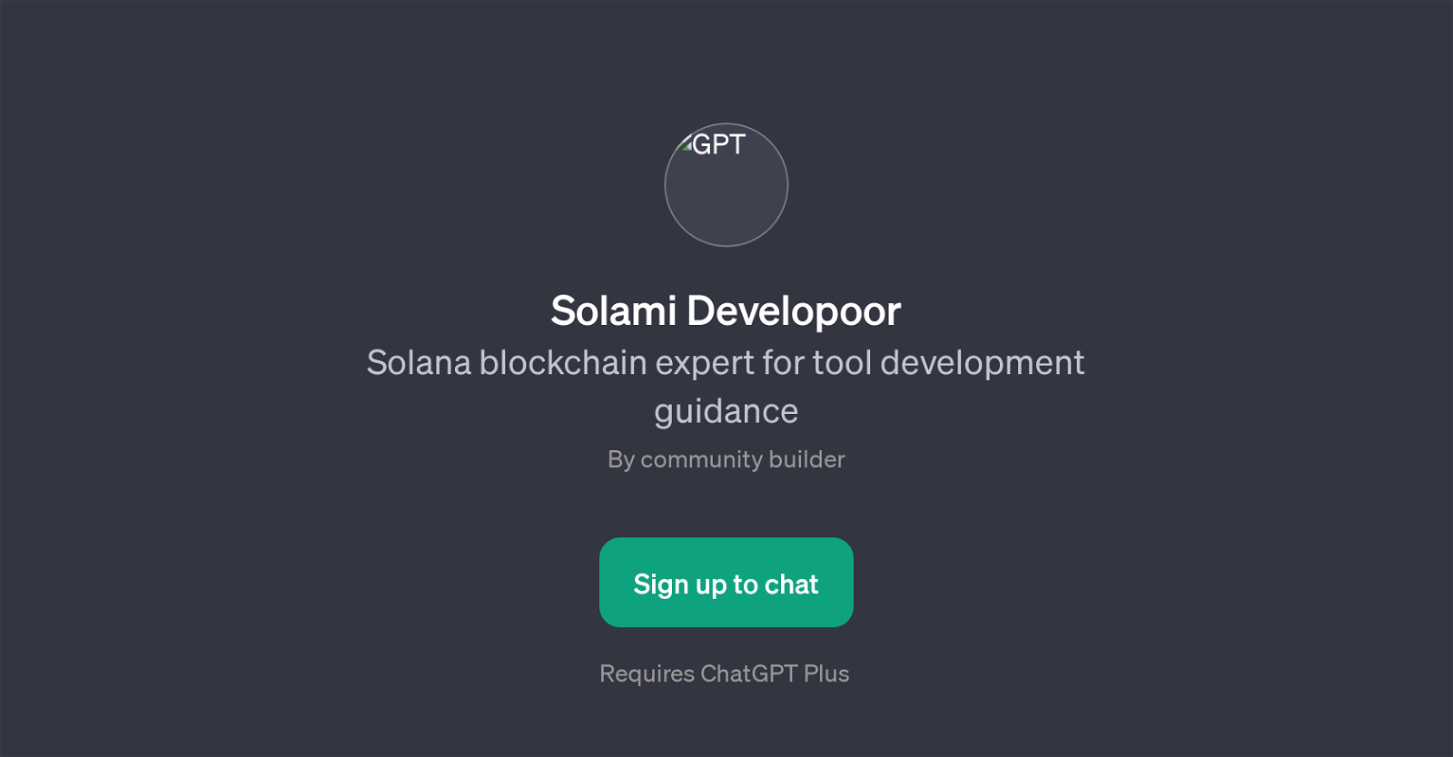 Solami Developoor website