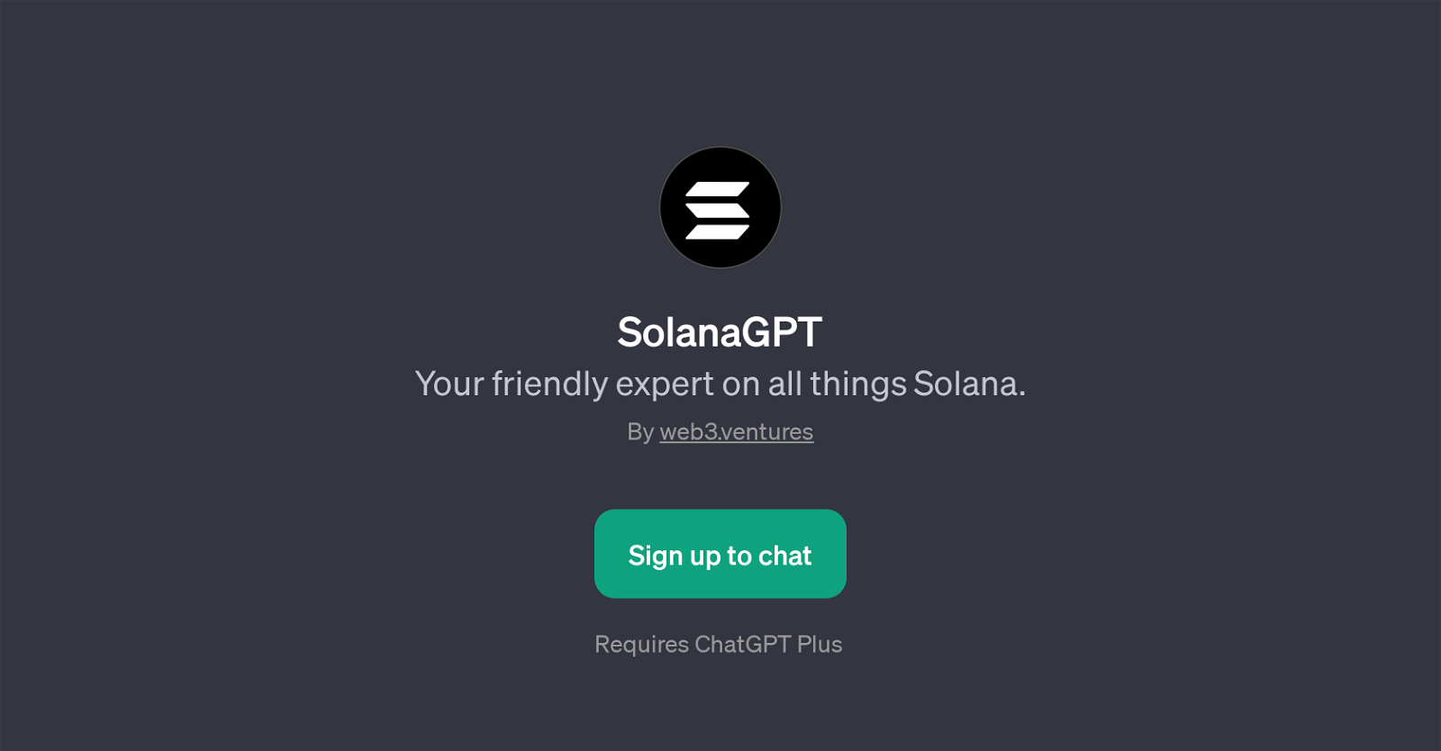 SolanaGPT website
