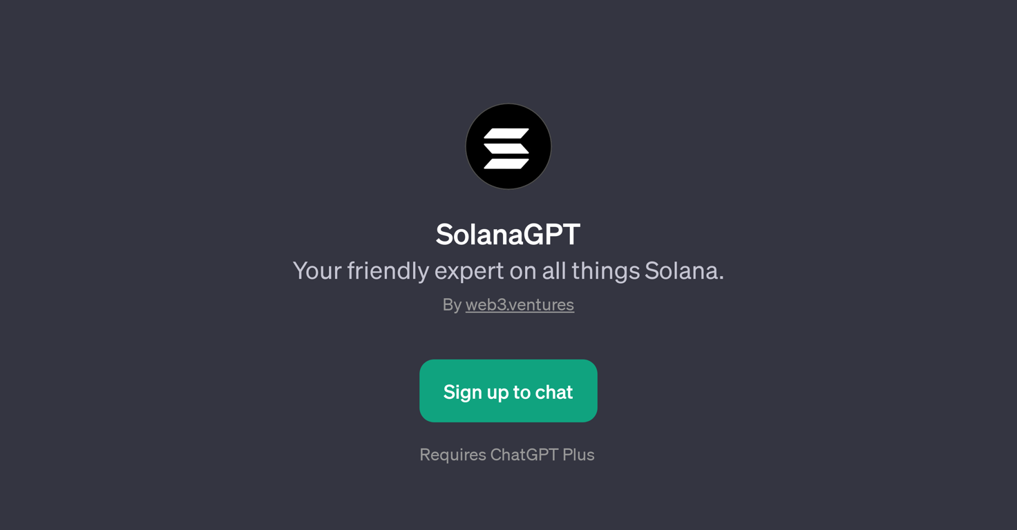 SolanaGPT website