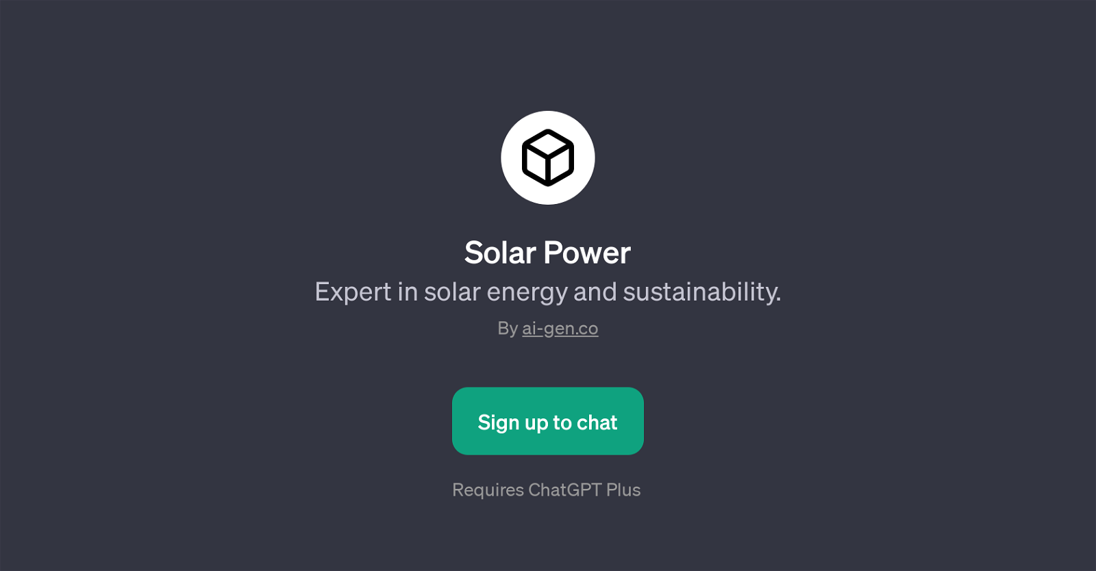 Solar Power website
