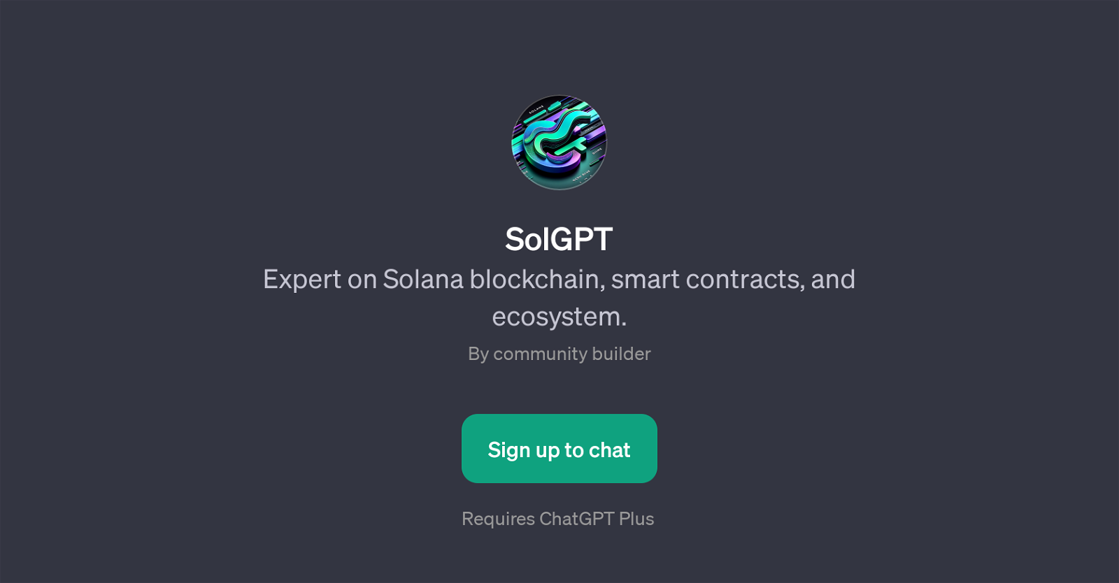 SolGPT website
