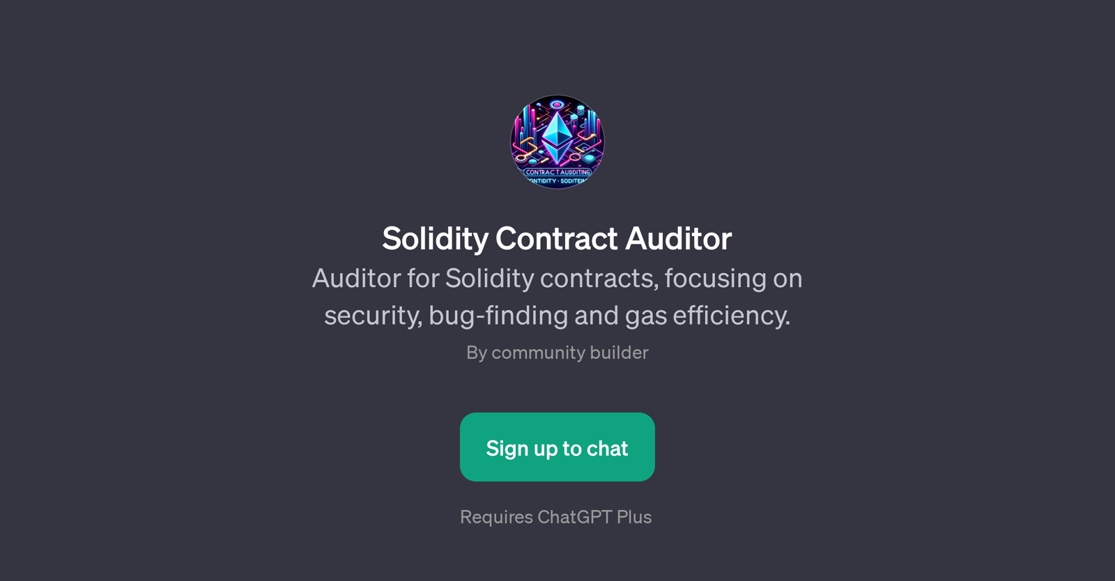 Solidity Contract Auditor website