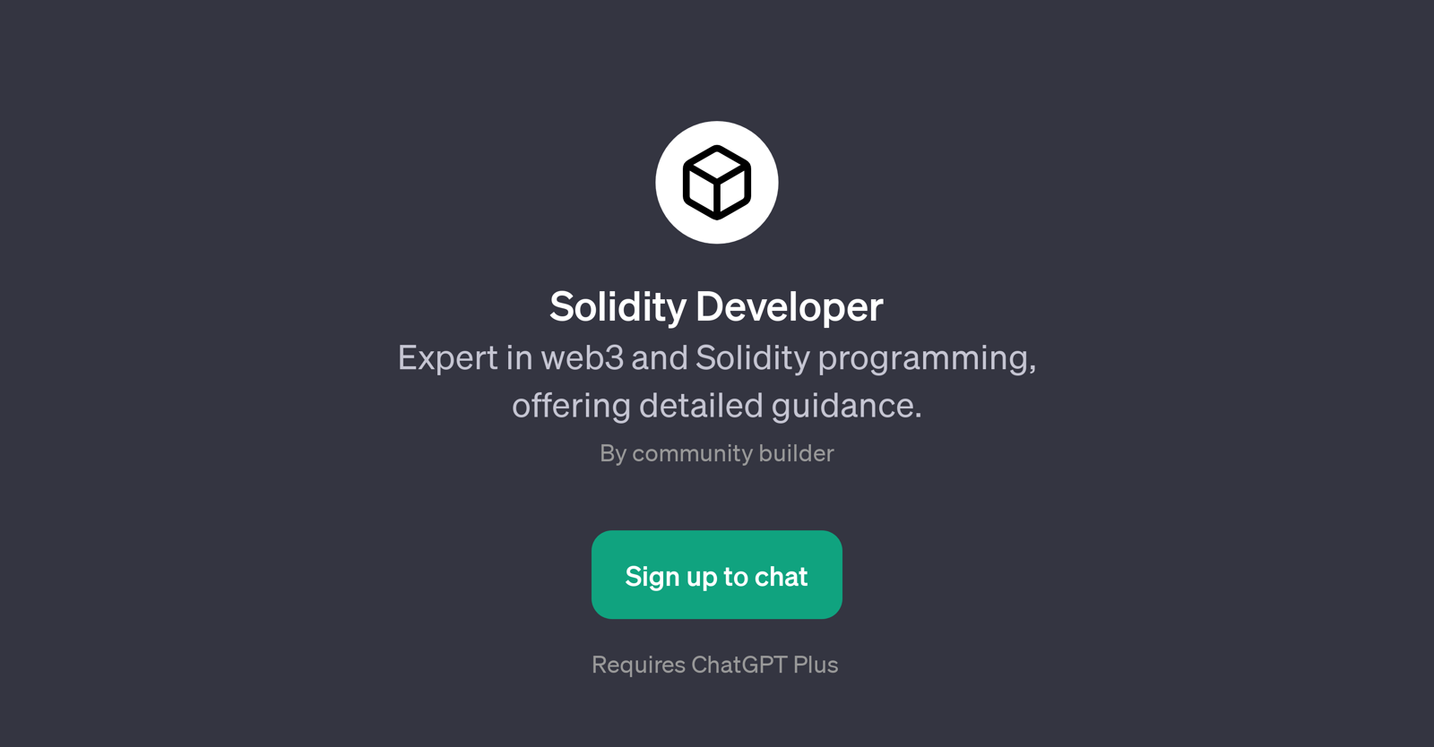 Solidity Developer website