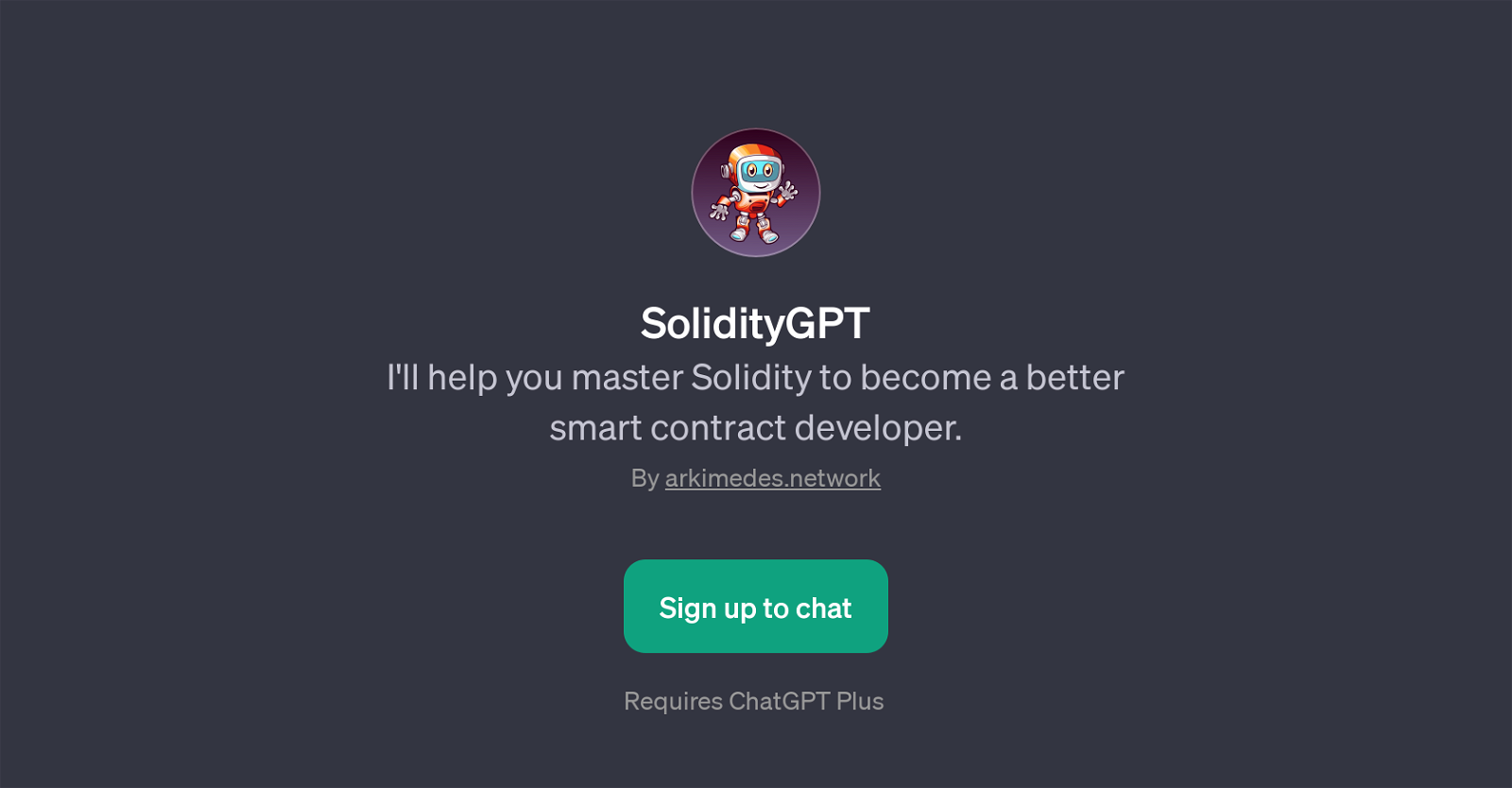 SolidityGPT website