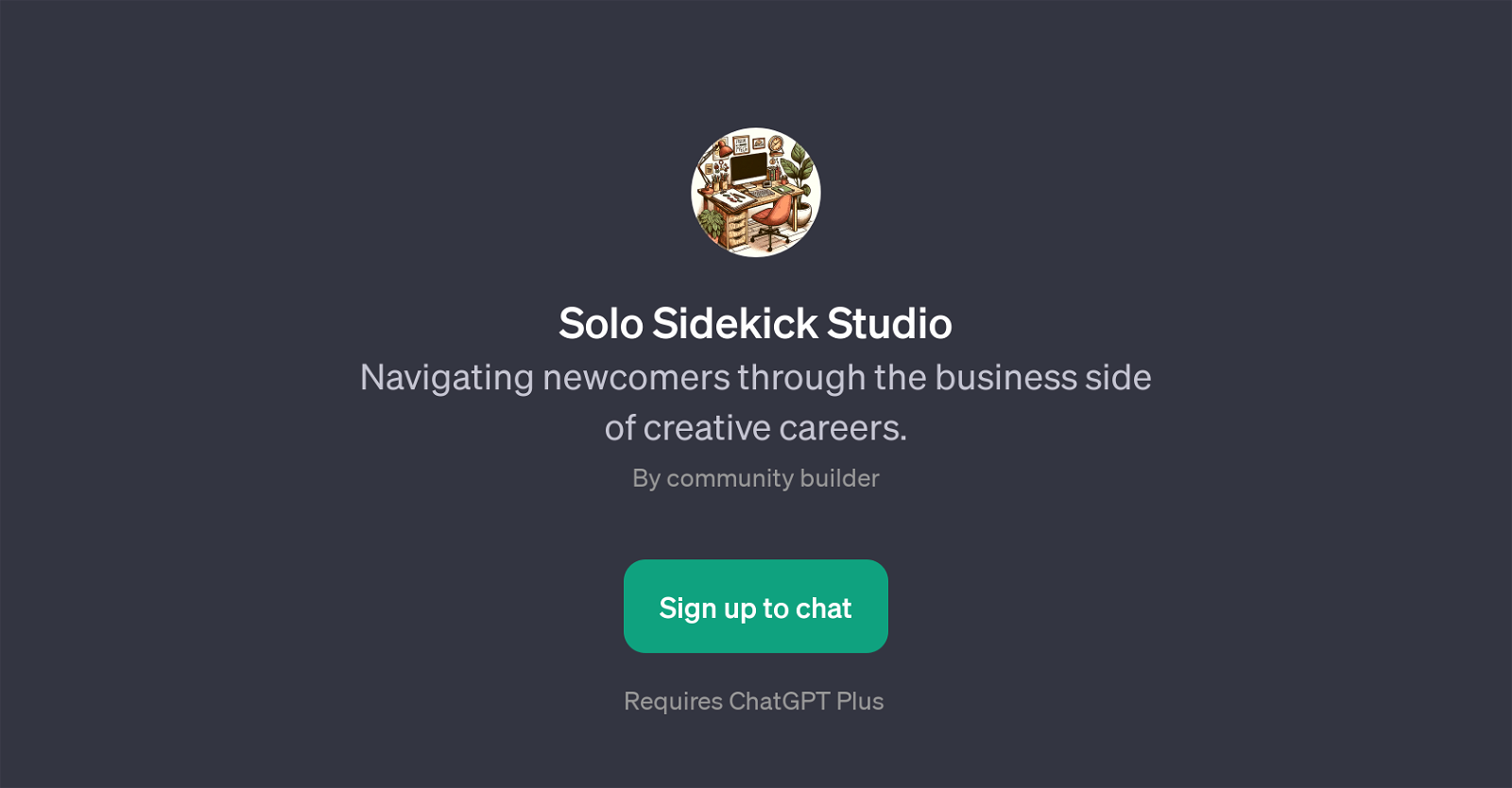 Solo Sidekick Studio website