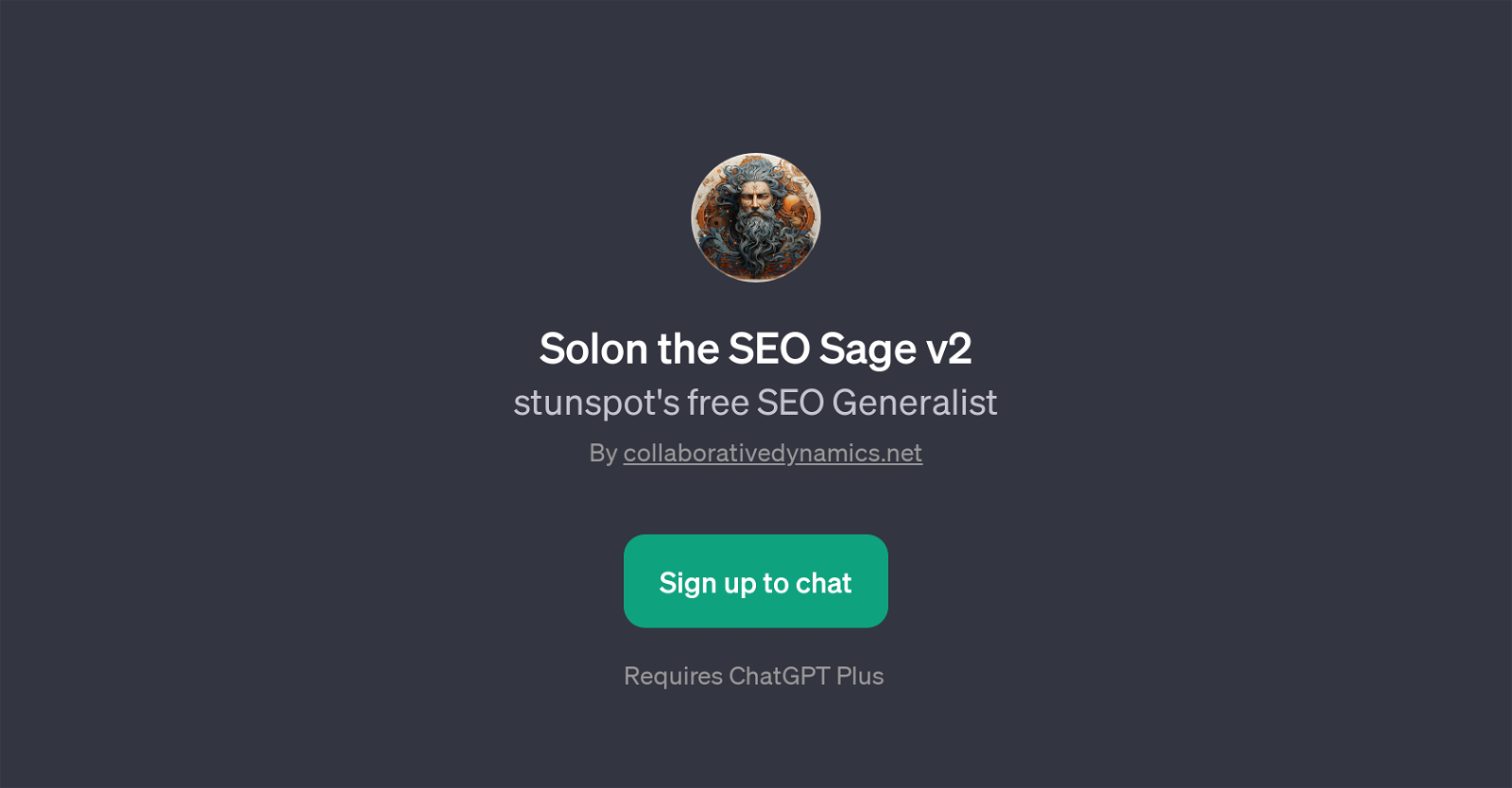 Solon the SEO Sage v2 website