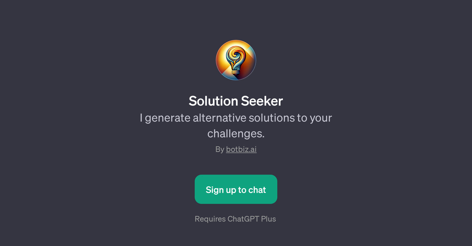Solution Seeker website