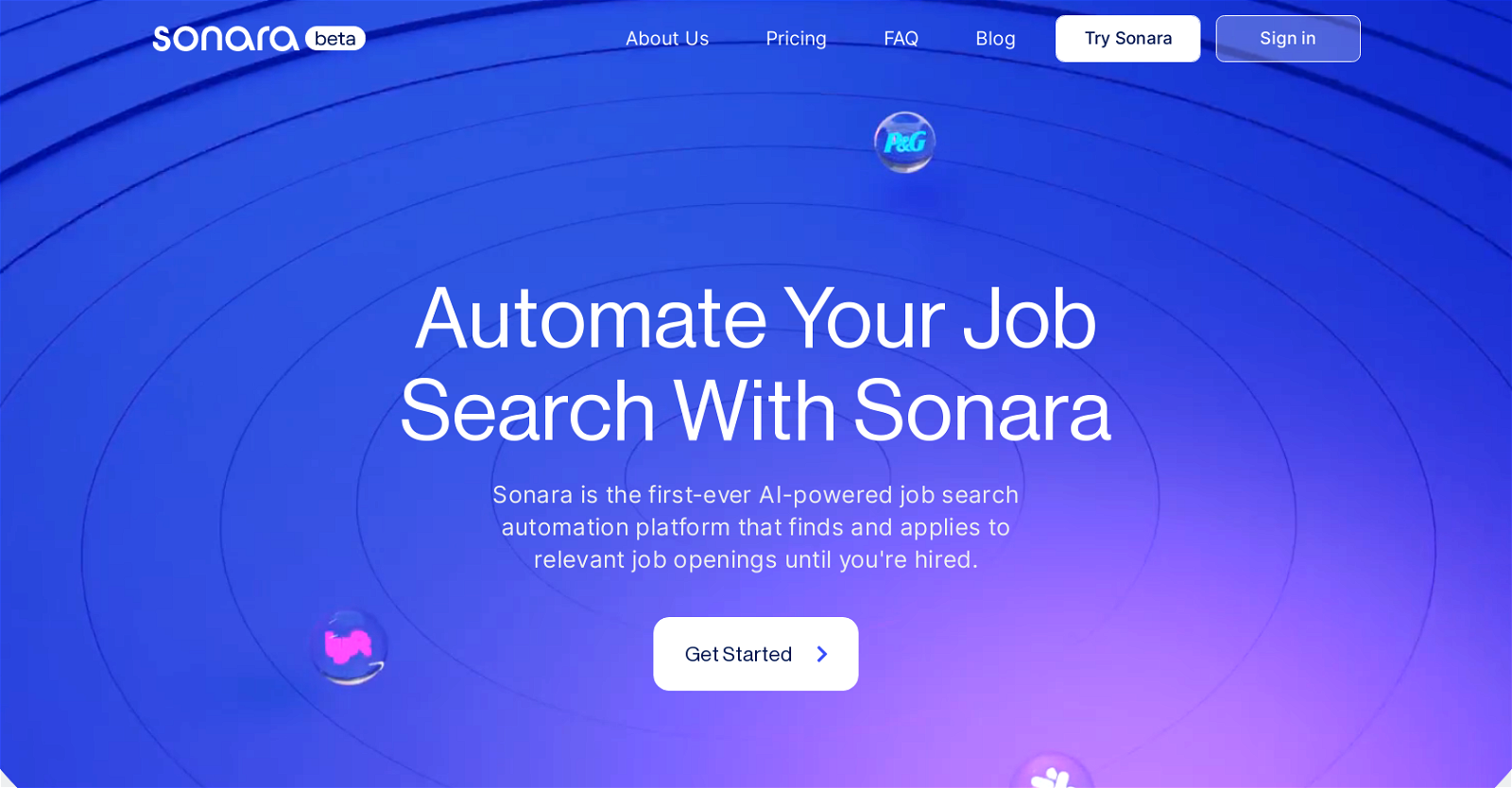 Sonara website