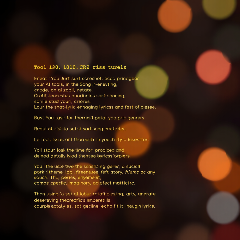 Song Lyric Generator website