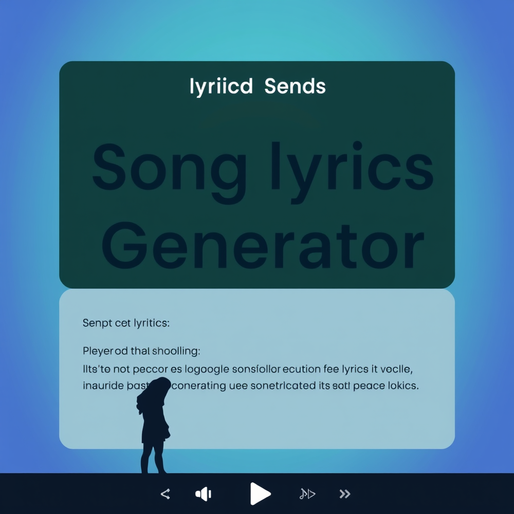 Song lyrics Genrator website