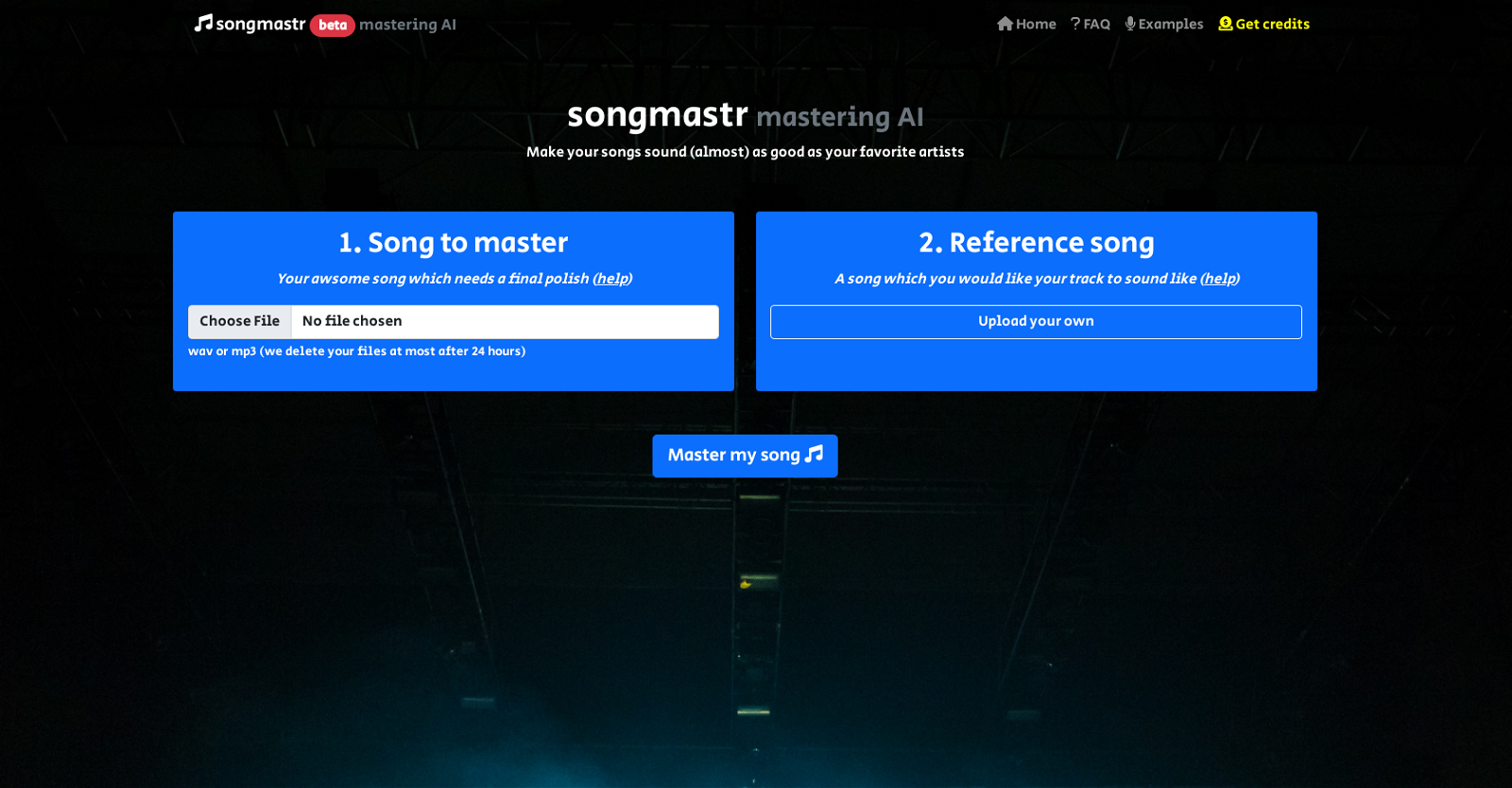 Songmastr website
