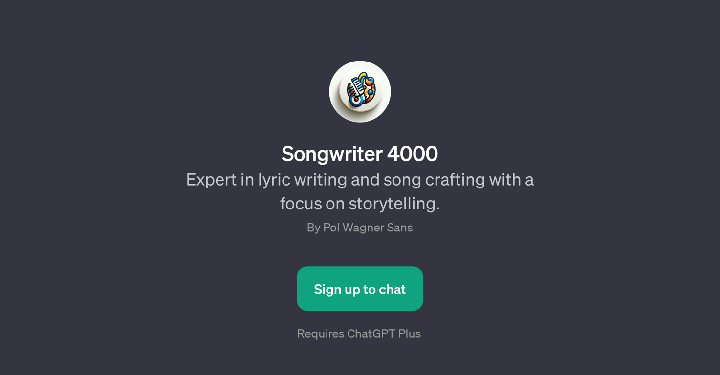 Songwriter 4000 website