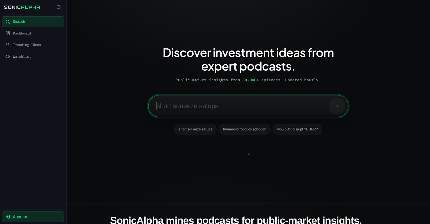 SonicAlpha website